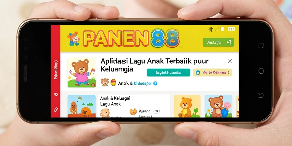 Tampilan antarmuka pengguna aplikasi PANEN88 yang ceria dan menarik.