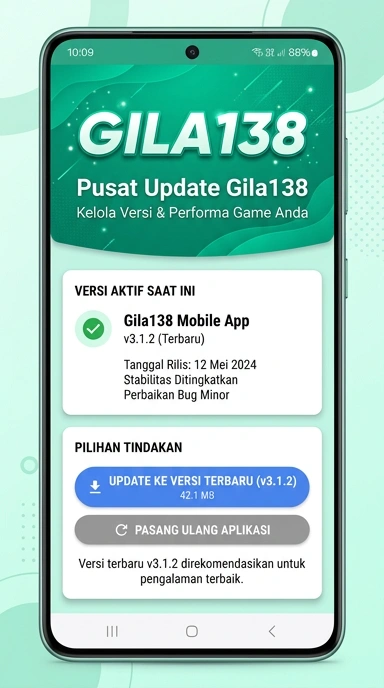 Tampilan riwayat versi gila138